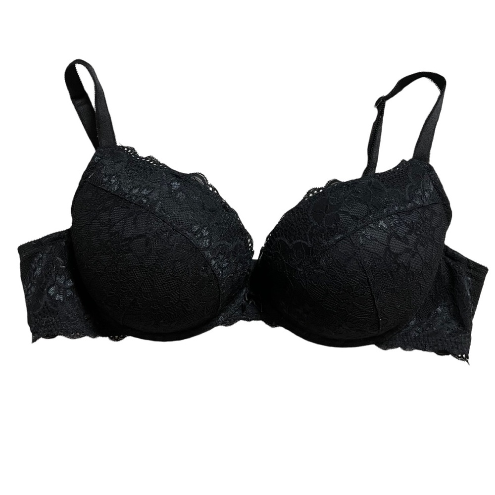 torrid Curve Black Lace Push Up Bra - 44C